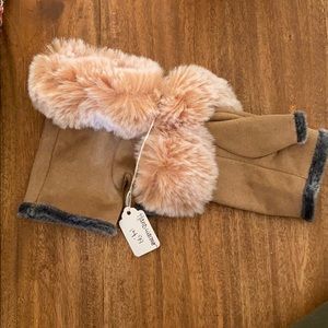 Handwarmer. Mittens with open fingers